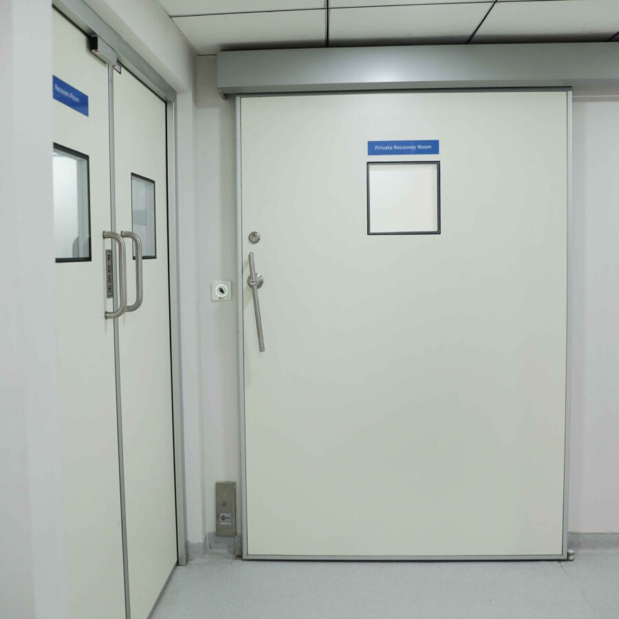 Anti-radiation lead lined doors