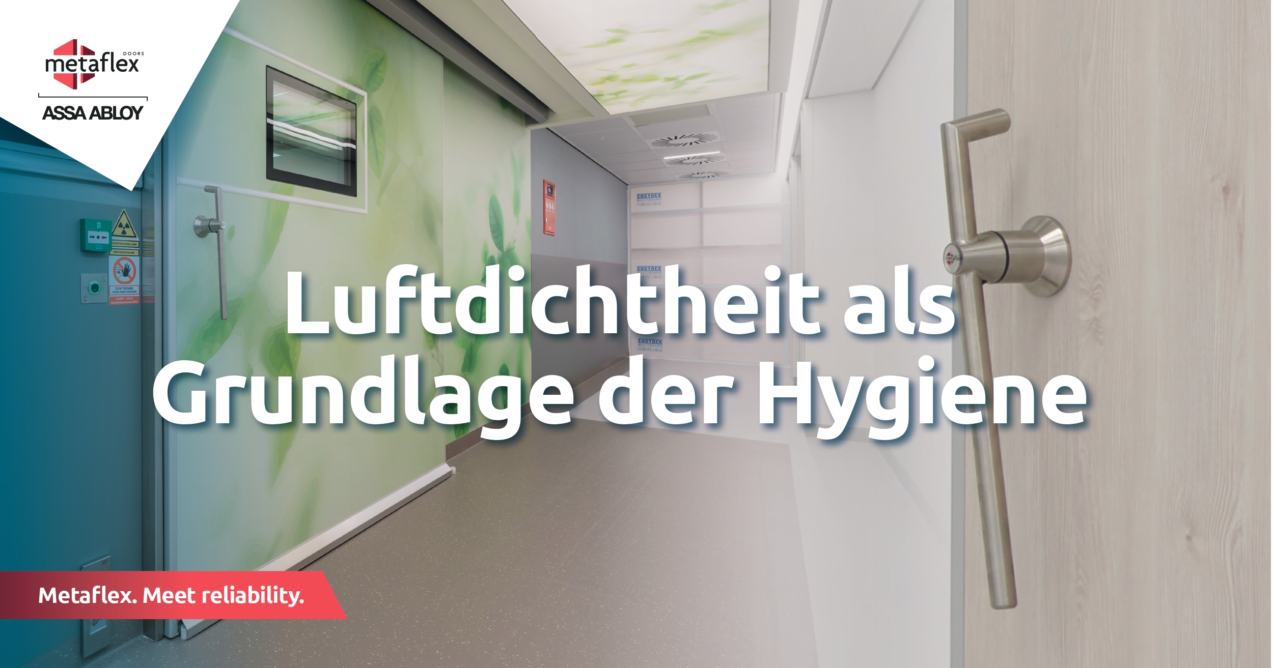 Luftdichte Türen in Krankenhäusern: Luftdichtheit als Grundlage der Hygiene