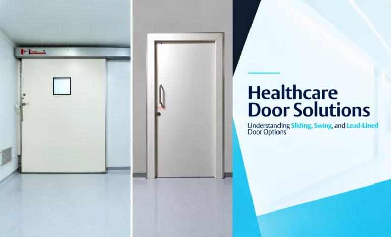Healthcare Door Solutions: Understanding Sliding, Swing, and Lead-Lined Door Options